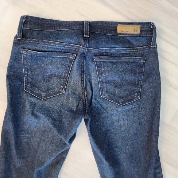 Jeans AG Adriano Goldschmied Women Size 25R The Moto Legging Zipper Ankle - Picture 5 of 16